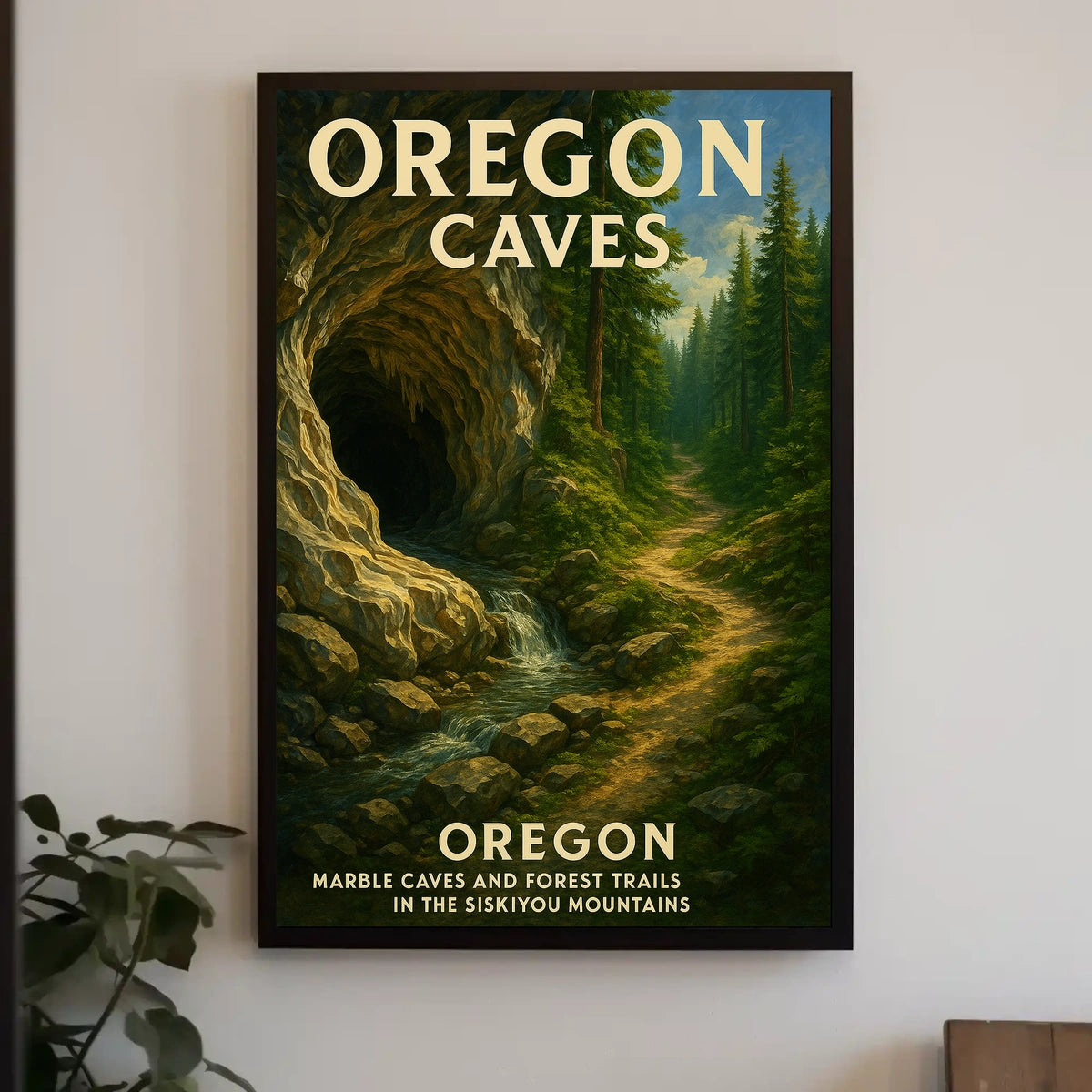 Oregon Marble Caves Poster