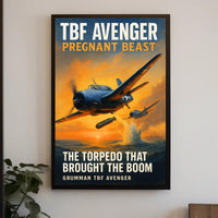TBF Avenger - The Torpedo Bomber Poster PosterGoat