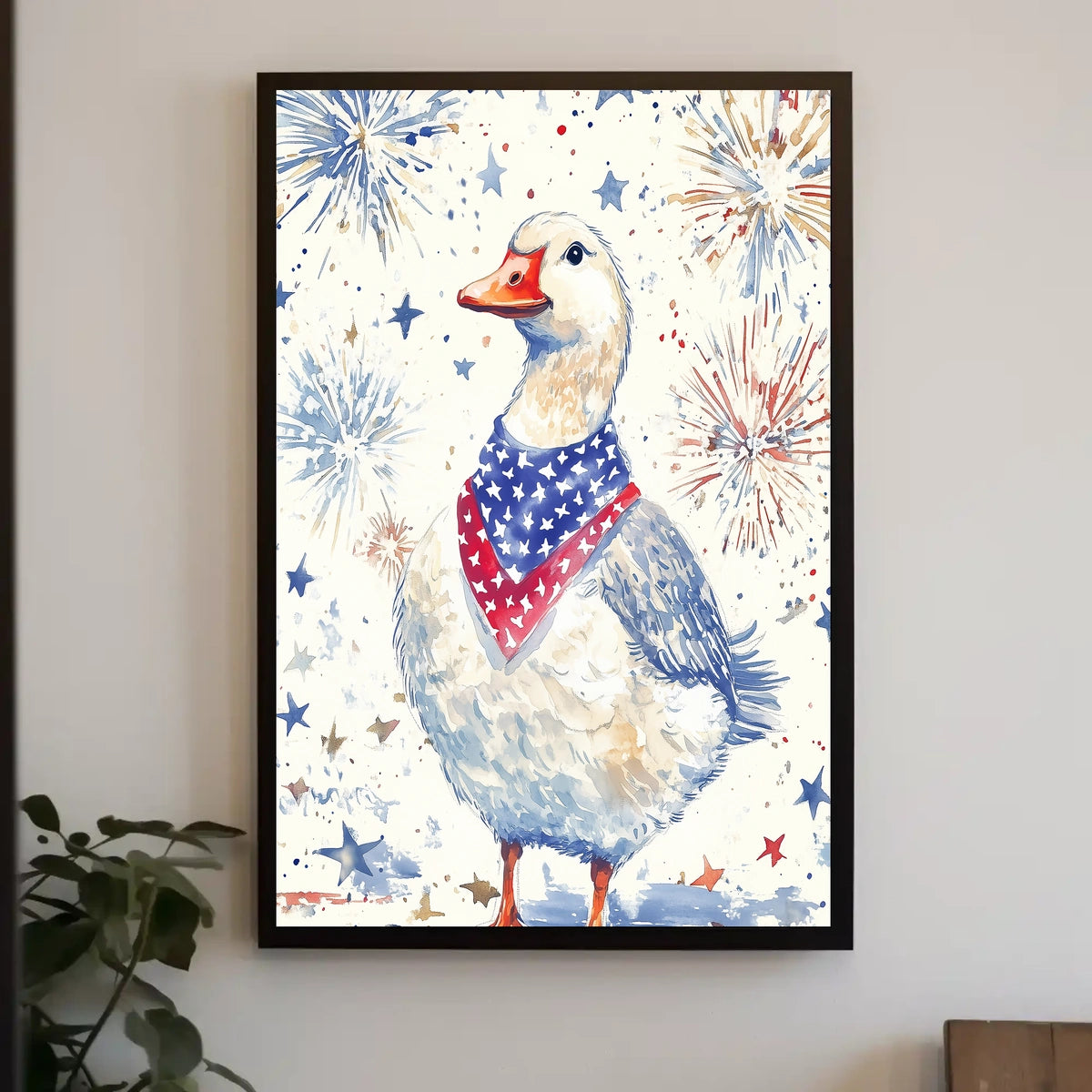 patriotic goose Poster