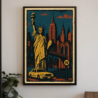 Iconic New York Vintage Poster For City Lovers Collectors