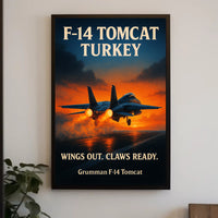 F-14 Tomcat Soaring High Poster PosterGoat