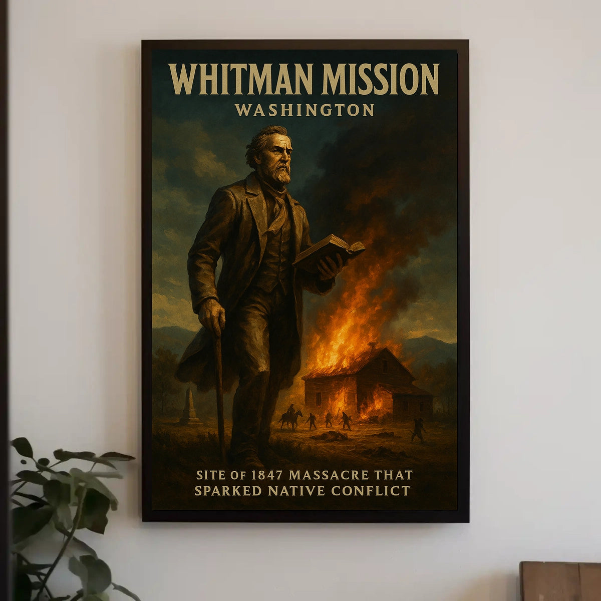 Whitman Mission Washington Poster