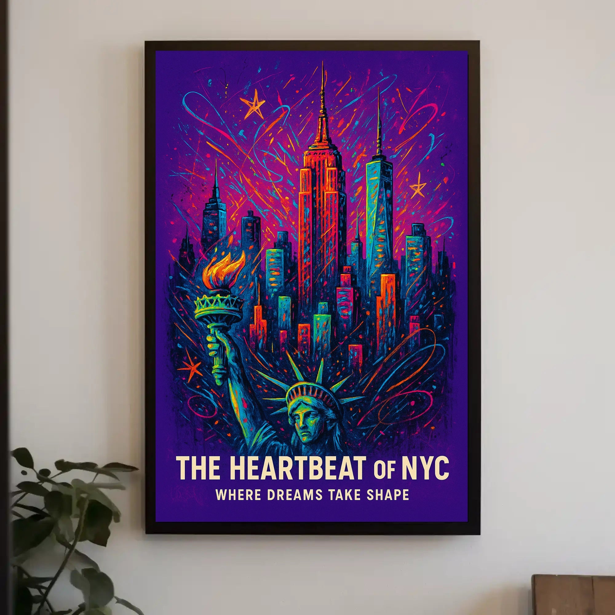 The Heartbeat of NYC Poster