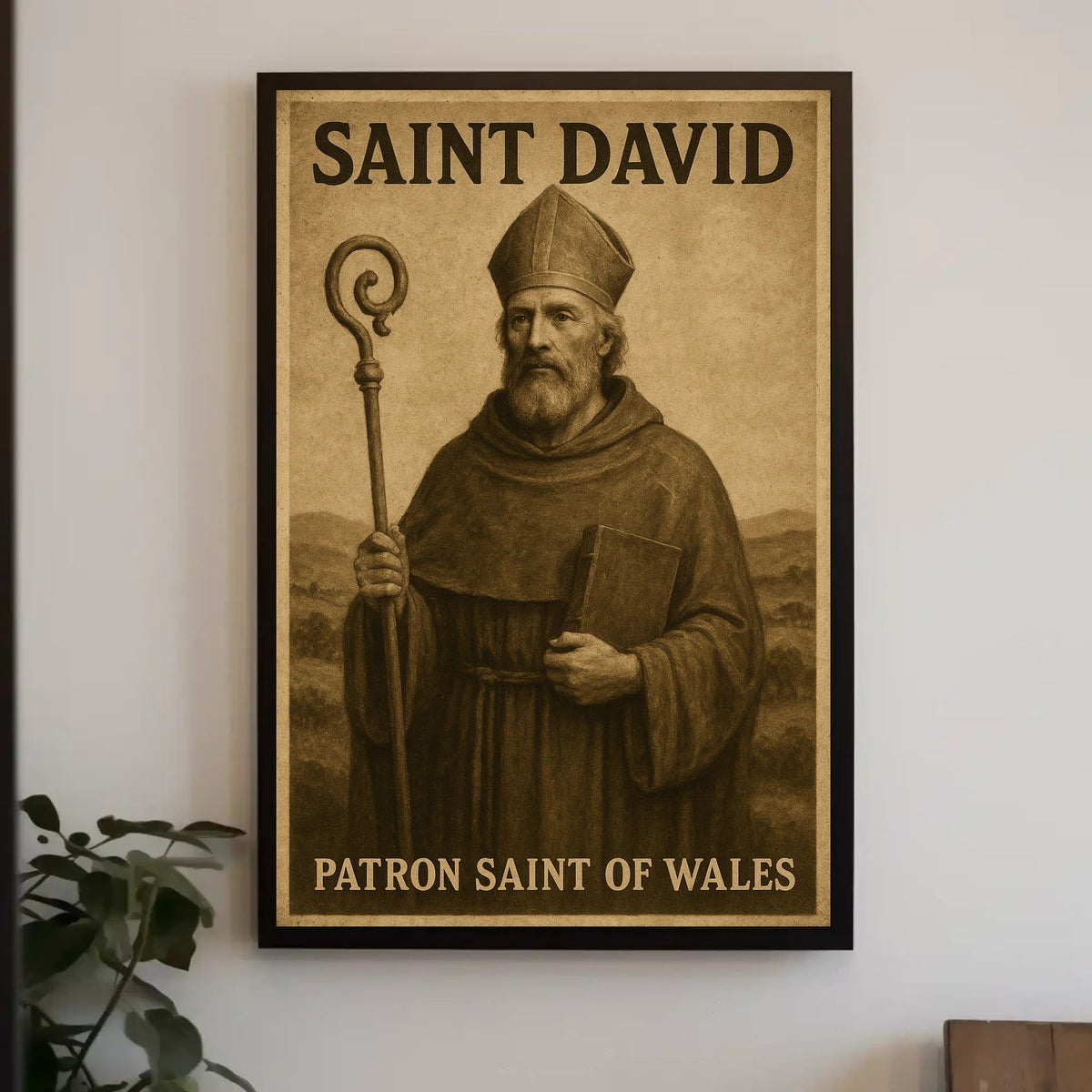 Saint David Patron Saint Of Wales Poster