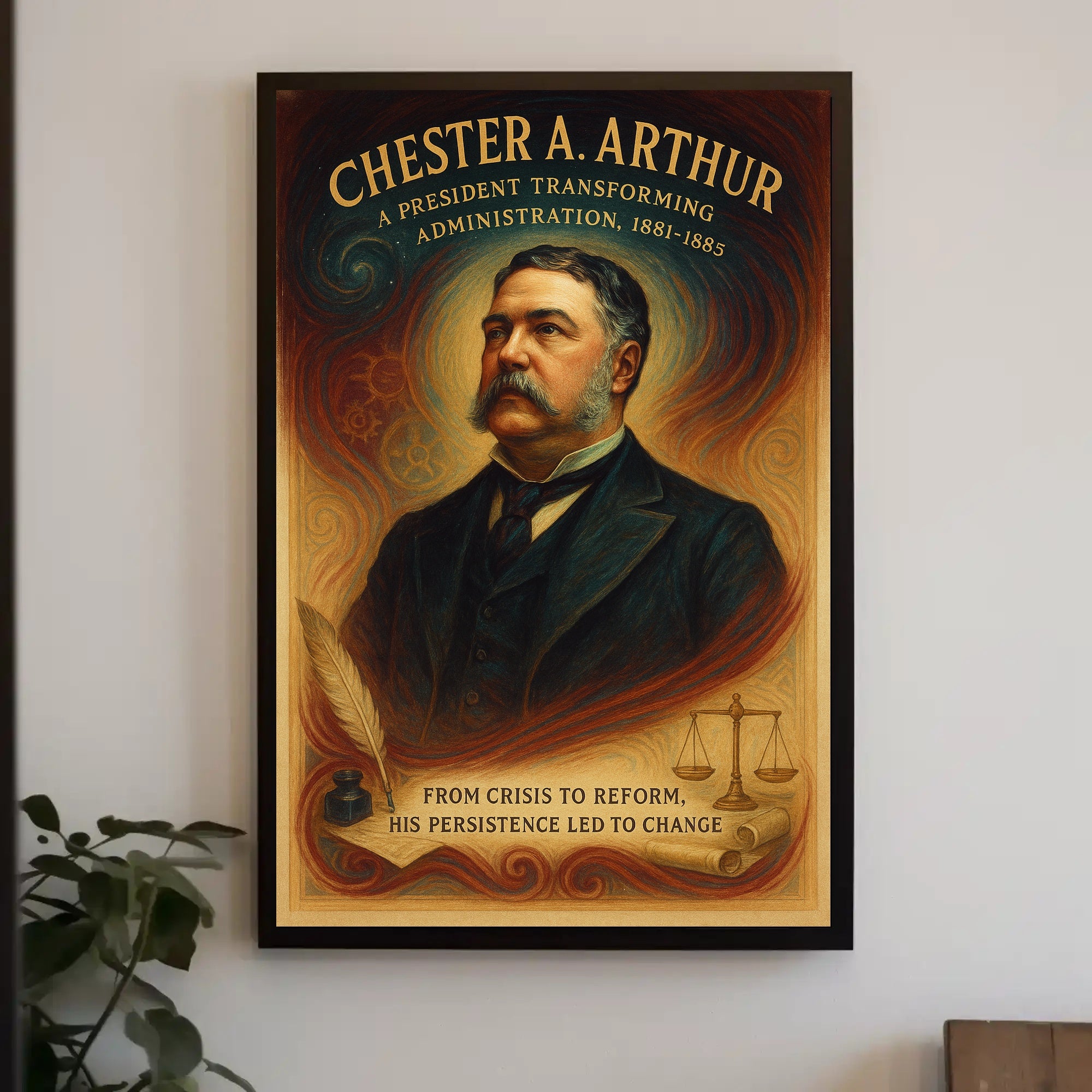 Chester A. Arthur A President Transforming Administration Poster PosterGoat