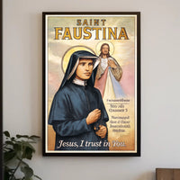 Saint Faustina Poster PosterGoat