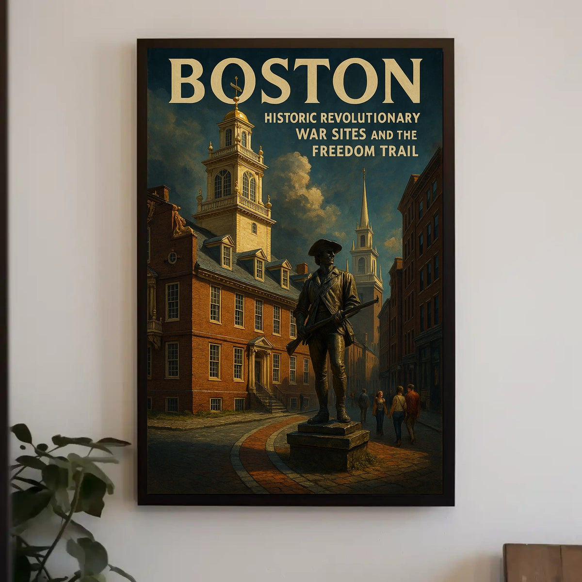 Boston Freedom Trail Poster