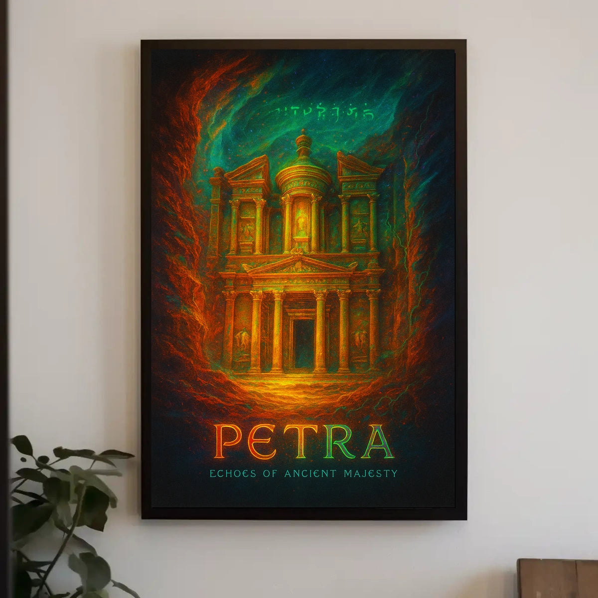 Petra Echoes of Ancient Majesty Poster