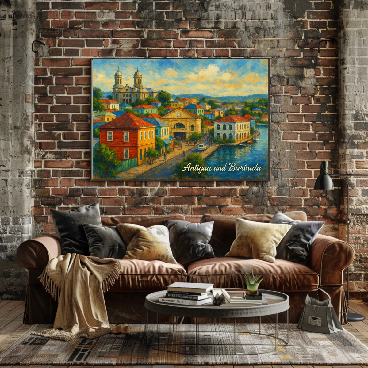 Antigua and Barbuda A Vibrant Landscape Poster