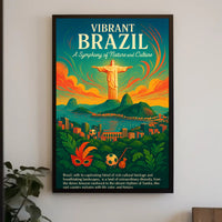 Vibrant Brazil A Symphony Of Nature And Poster