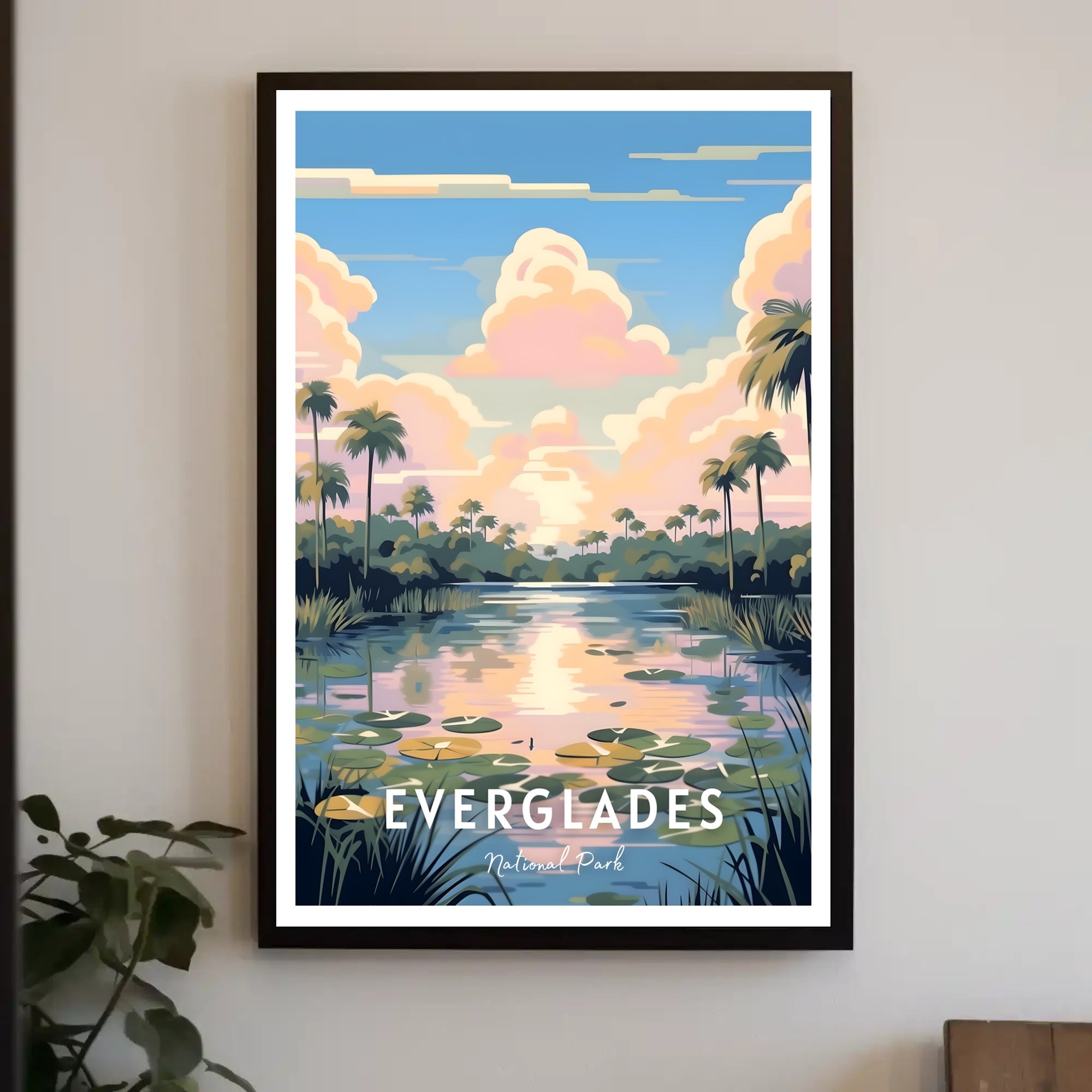 Everglades National Park Vintage Travel Poster Print