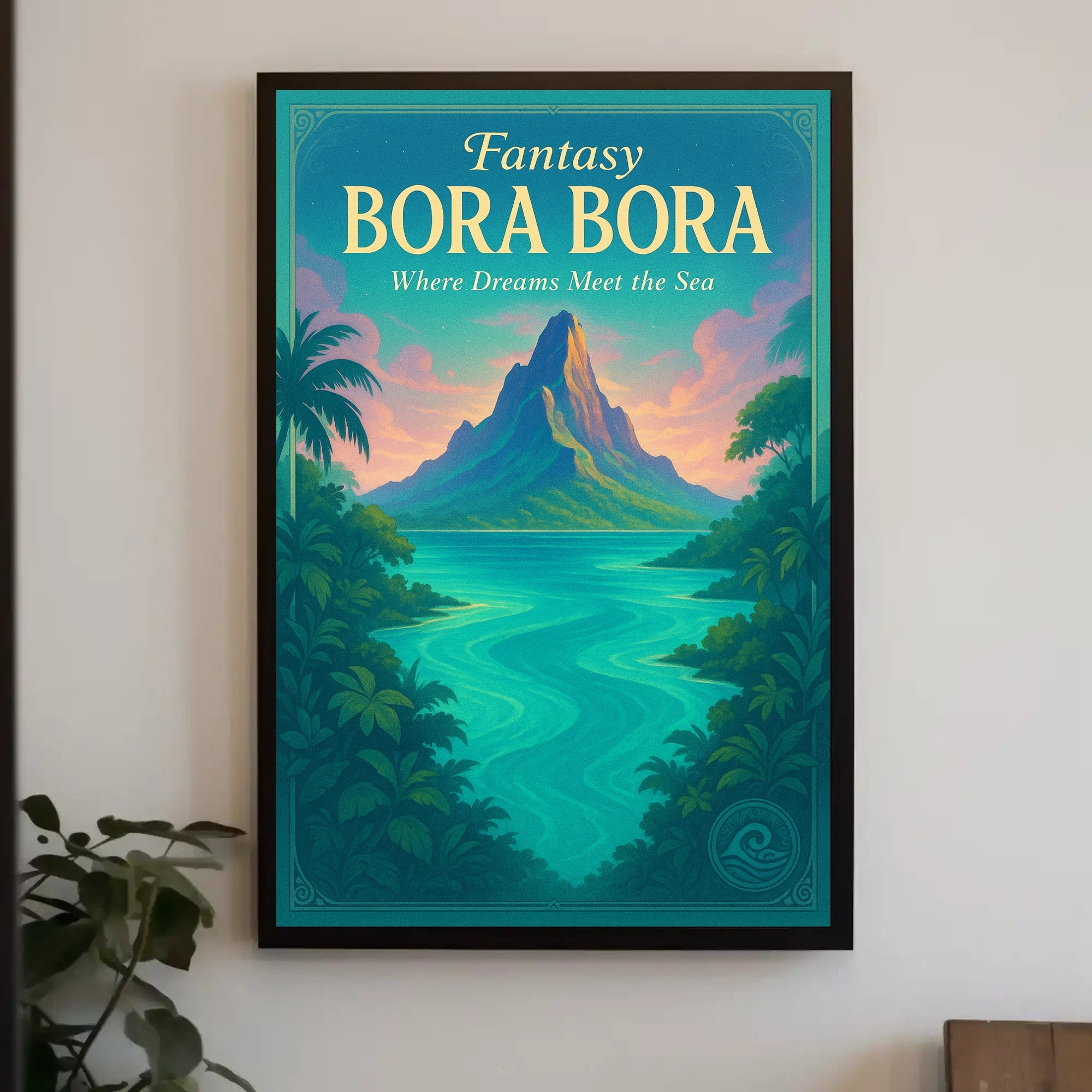 Bora Bora Dreamscape Travel Poster PosterGoat