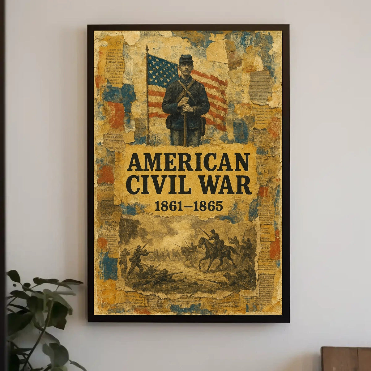 American Civil War 1861-1865 Poster