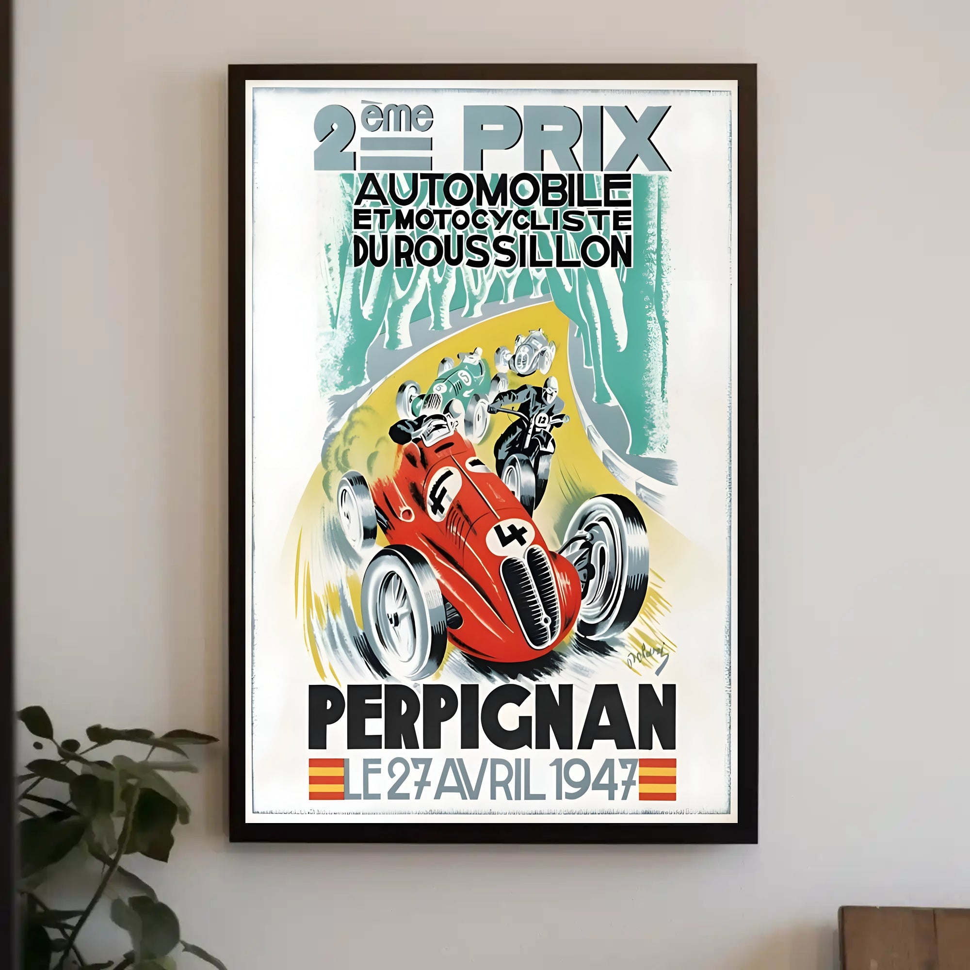 Roussillon Travel Poster Art Print for Decor