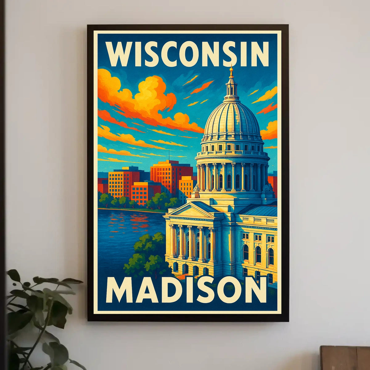 Wisconsin Capitol in Madison Poster