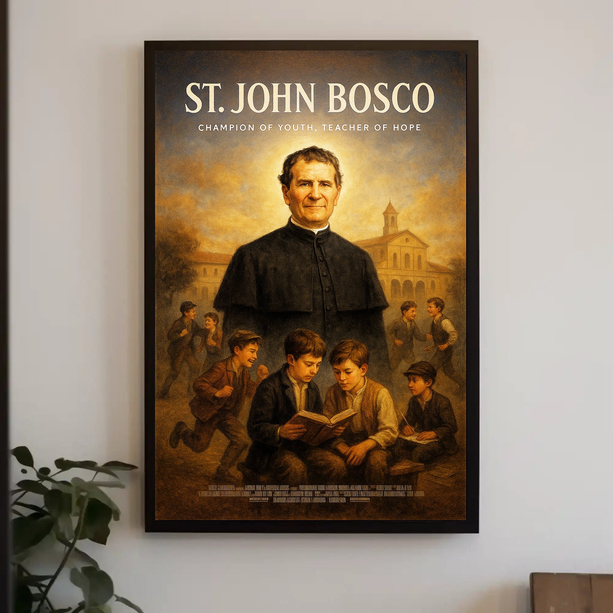 St. John Bosco Champion of Youth Poster