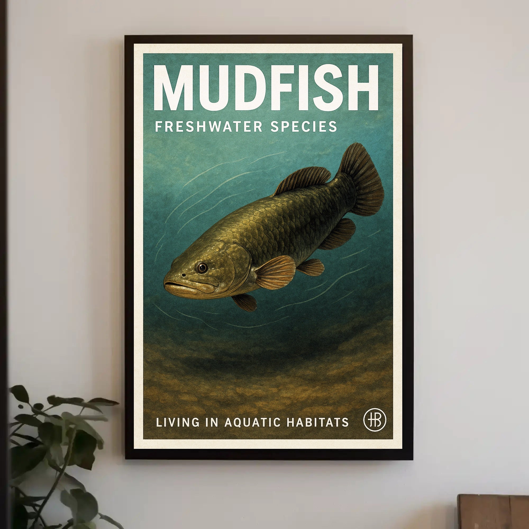 Mudfish Freshwater Species Poster PosterGoat