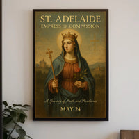 St. Adelaide Empress of Compassion Poster PosterGoat