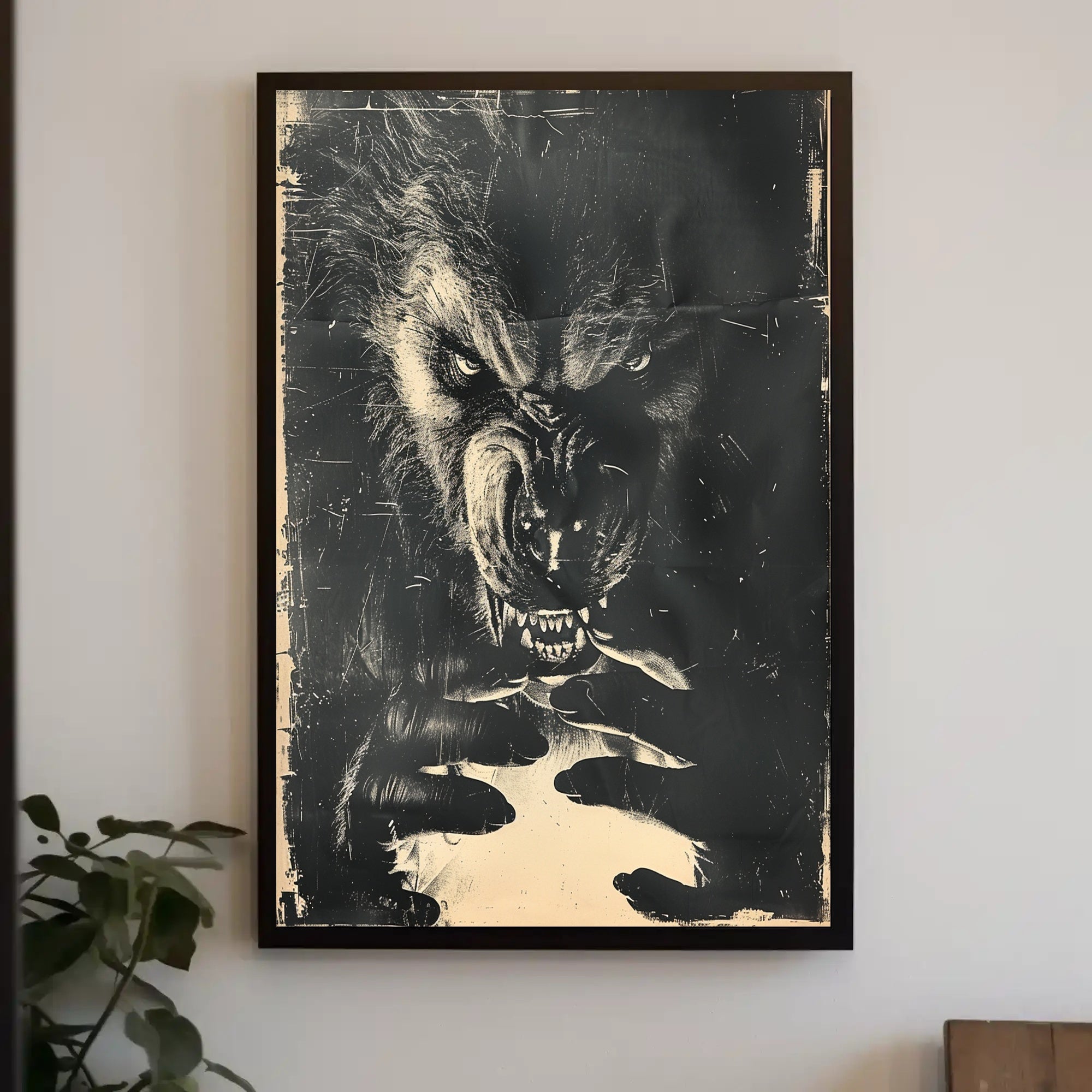 The Beast Within Art Print Poster for Home Decor and Wall Art PosterGoat