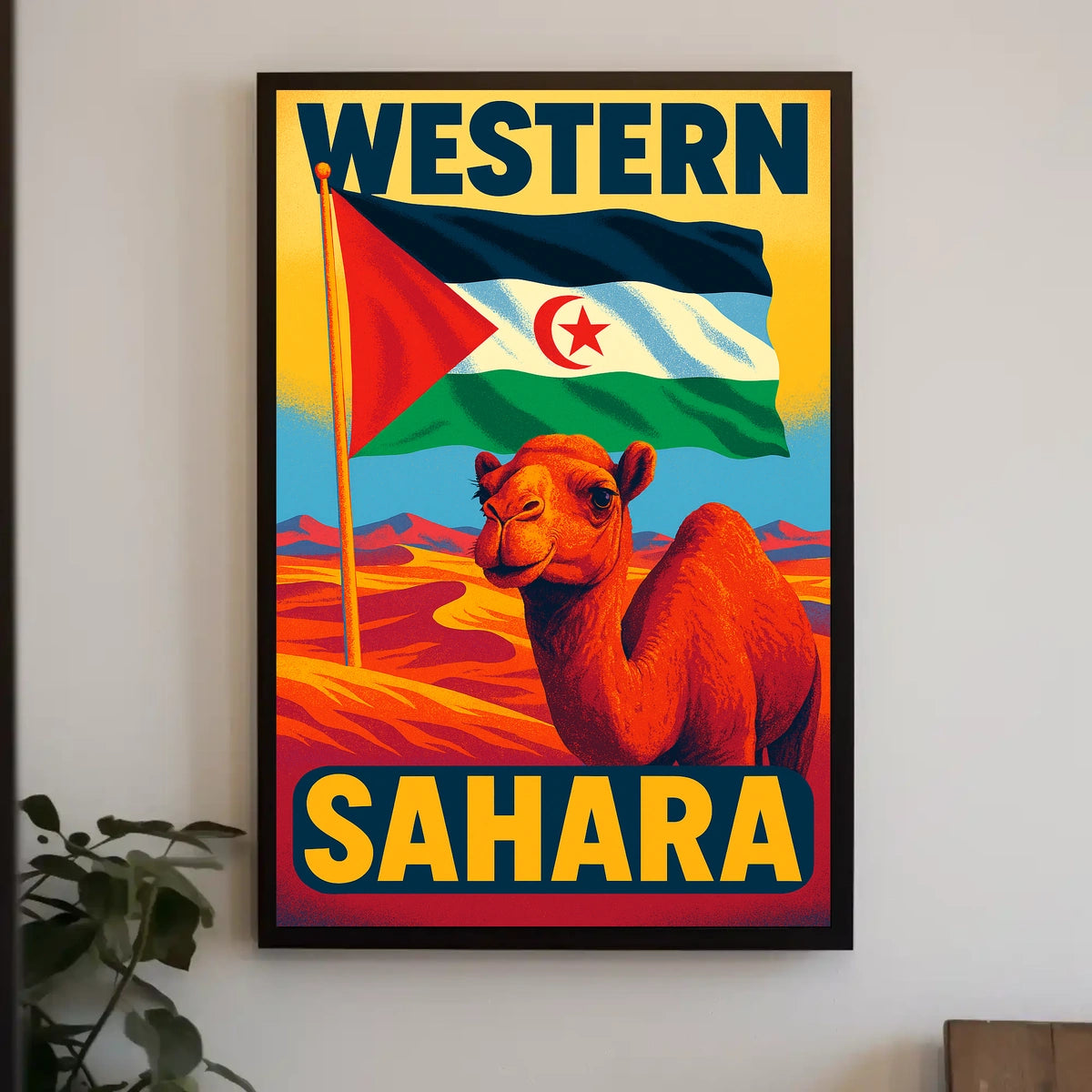 Western Sahara Adventure Poster