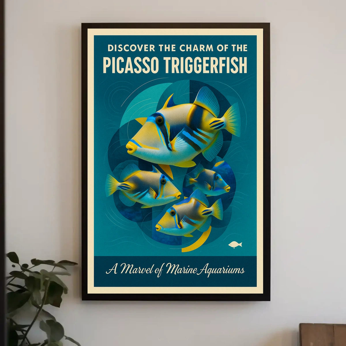 Discover the Charm of the Picasso Triggerfish Poster