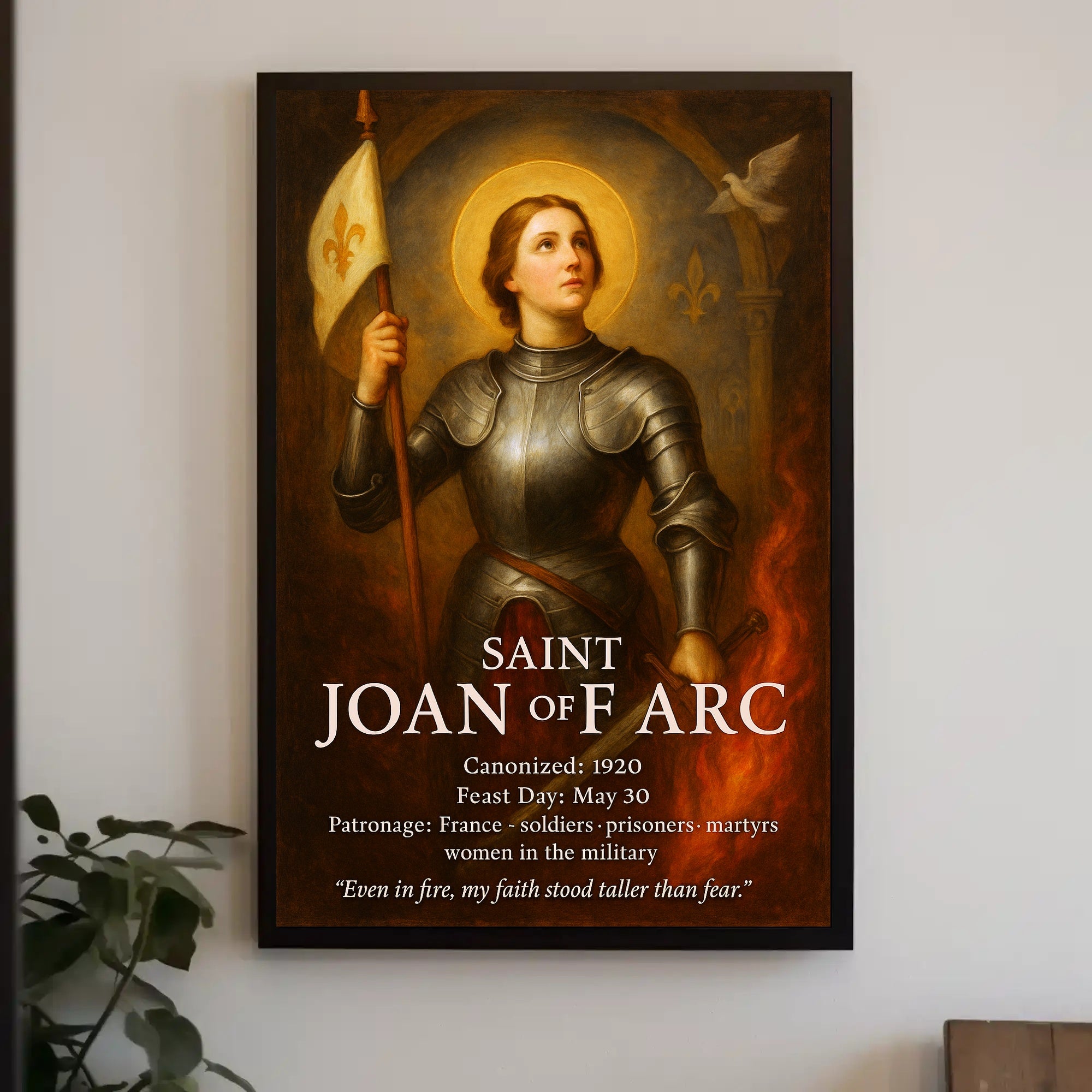 Saint Joan of Arc Poster PosterGoat