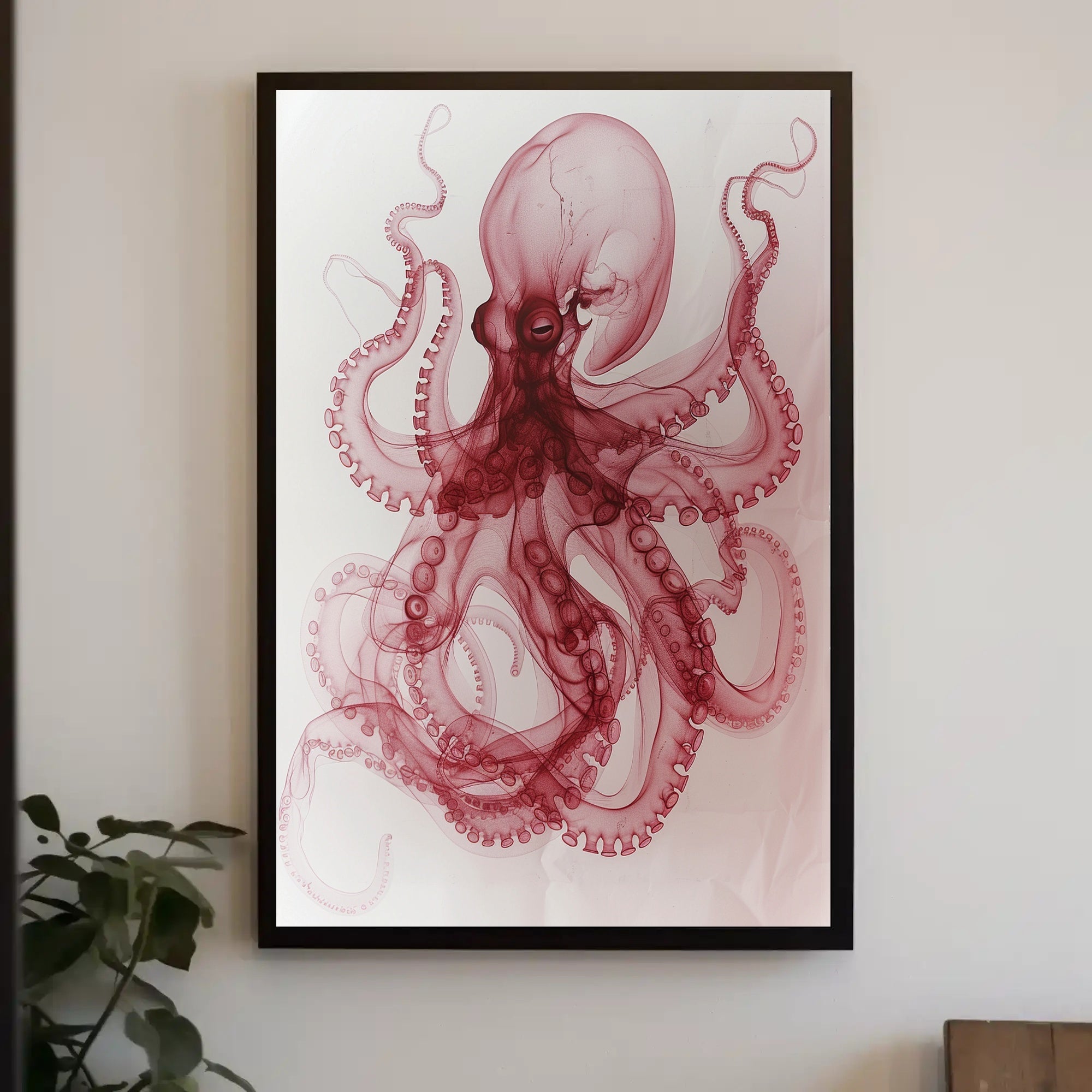 The Artful Octopus Wall Art Poster Print for Home Decor PosterGoat