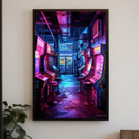 Retro Arcade Haven Poster