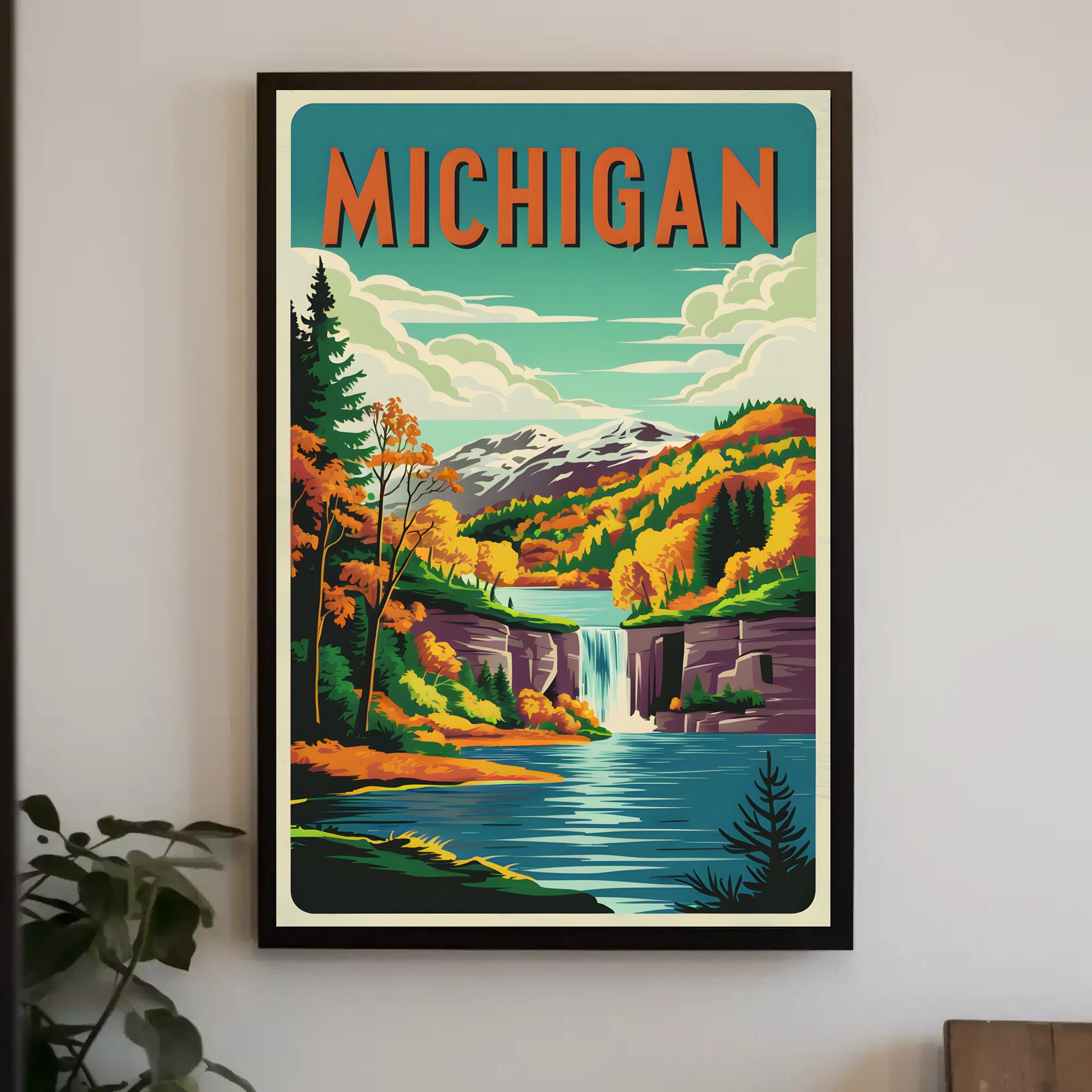 Michigan's Scenic Beauty Poster