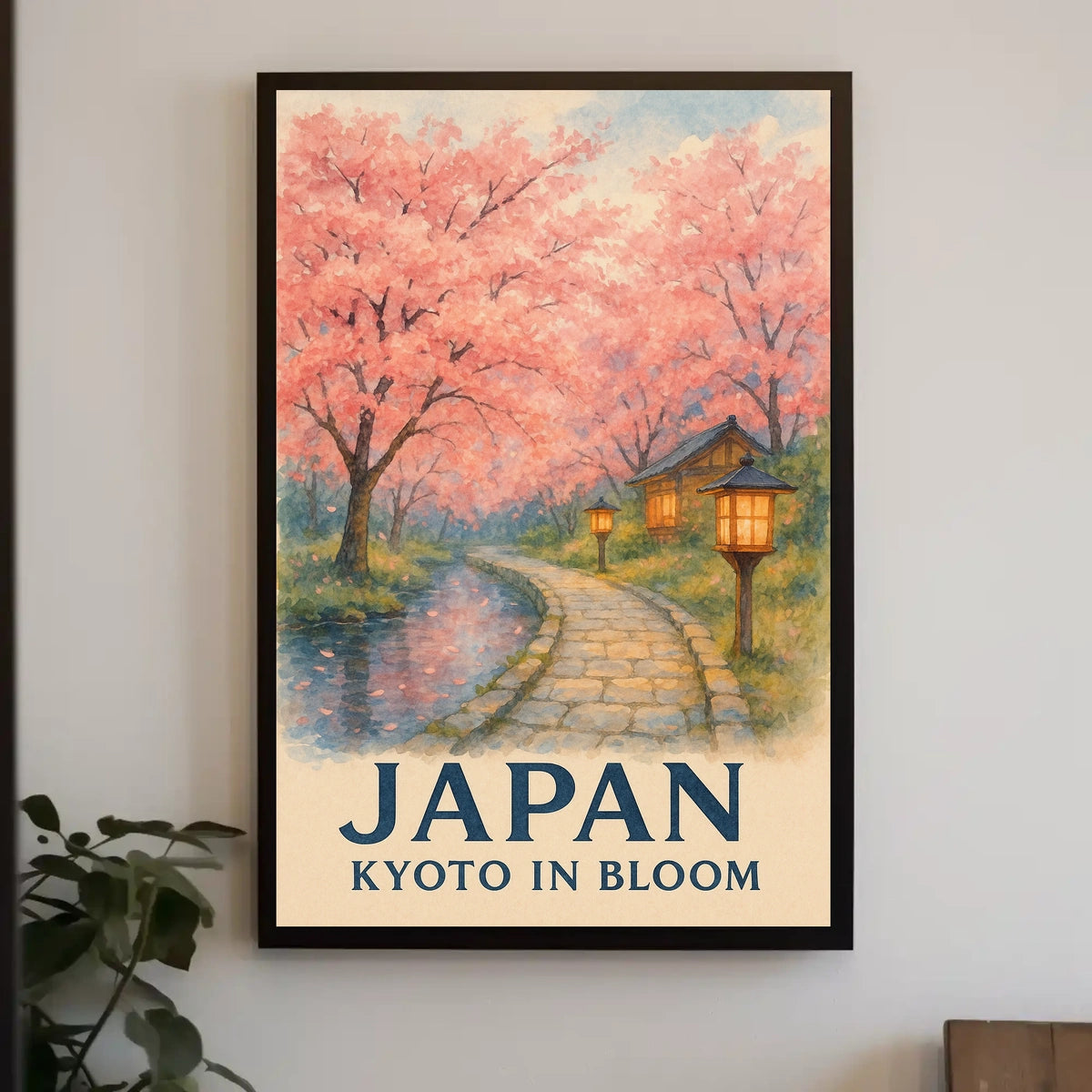 Kyoto in Bloom Poster
