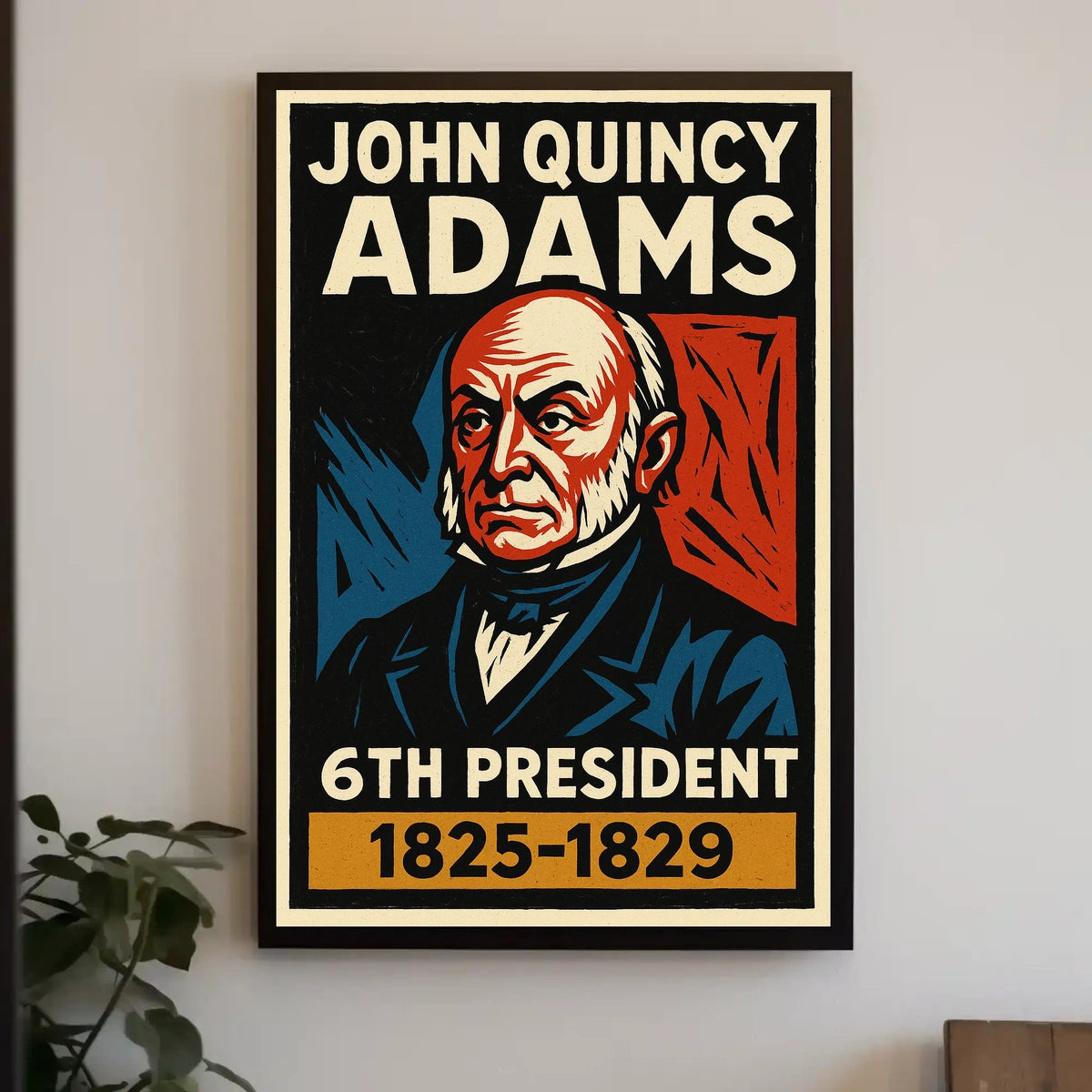 John Quincy Adams 6th President Poster
