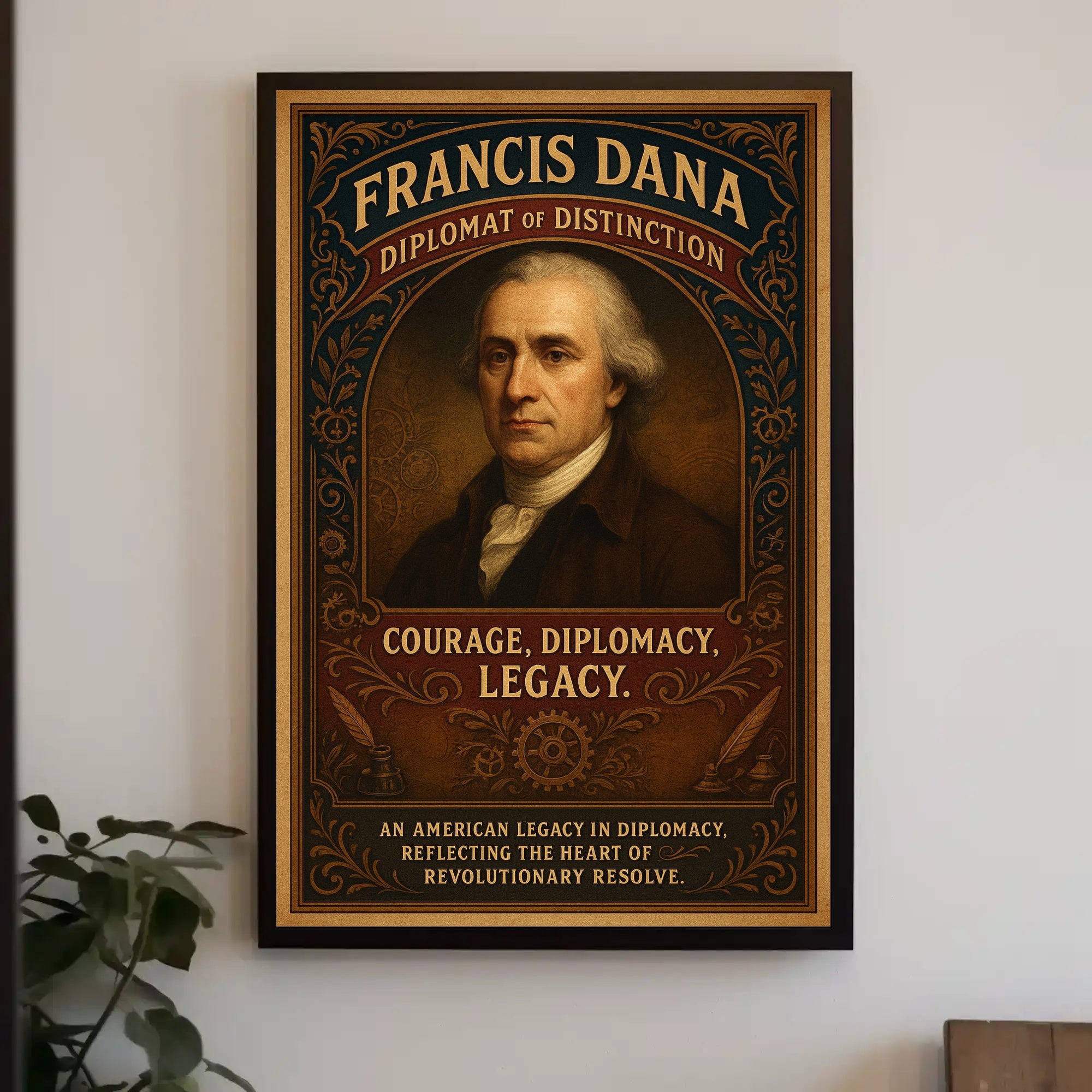 Francis Dana Diplomat of Distinction Poster PosterGoat