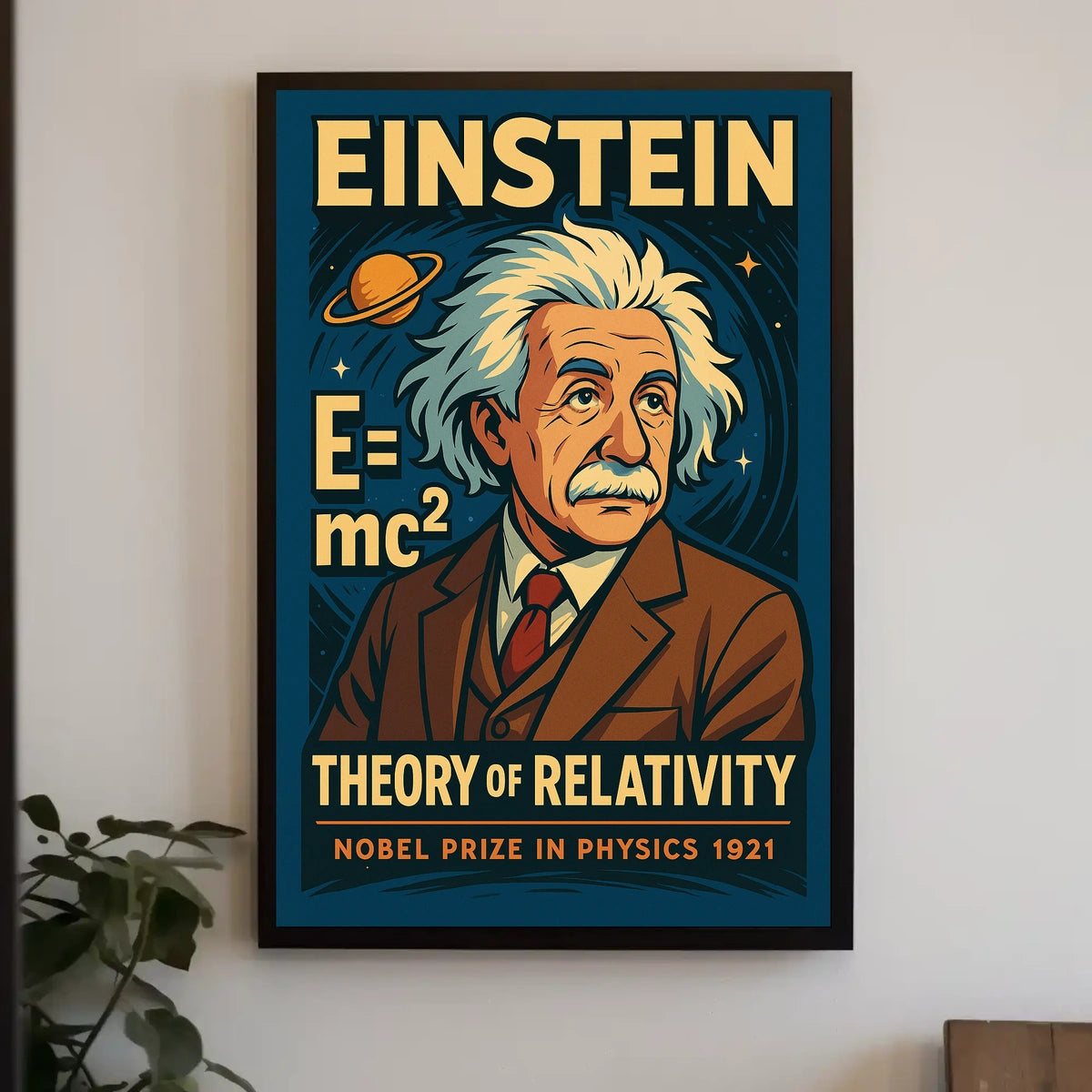 Albert Einstein Theory Of Relativity Poster