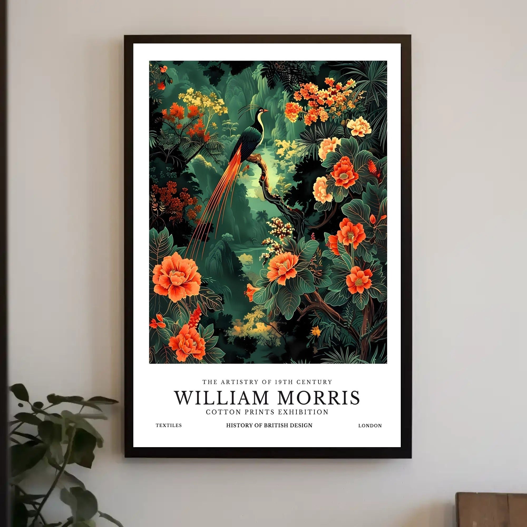 William Morris Arts and Crafts Vintage Artistic Poster