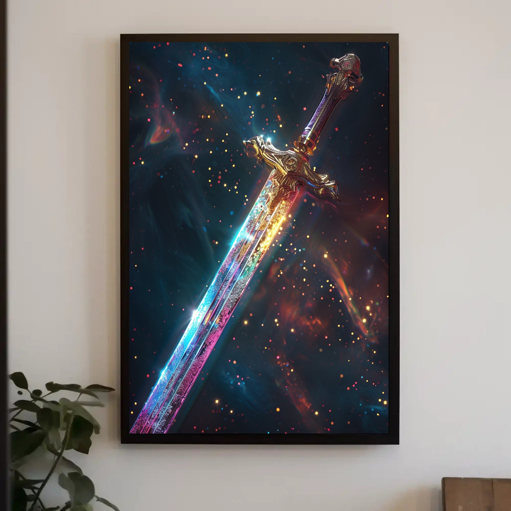 The Enchanted Sword Art Print Poster for Home Decor PosterGoat