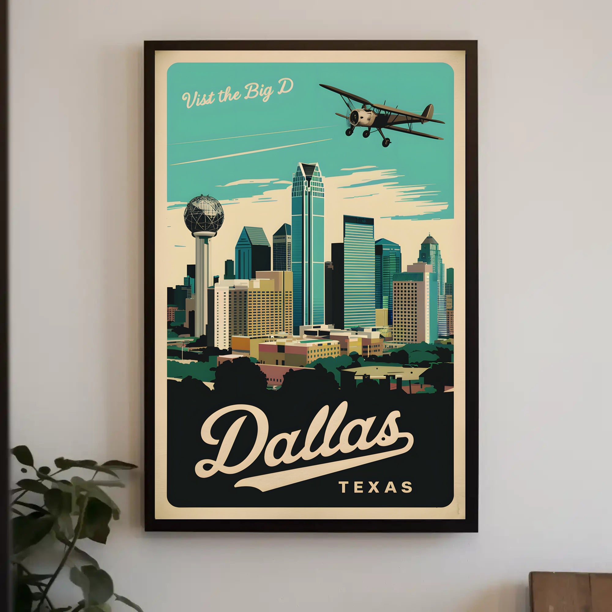 Visit Dallas, Texas Poster
