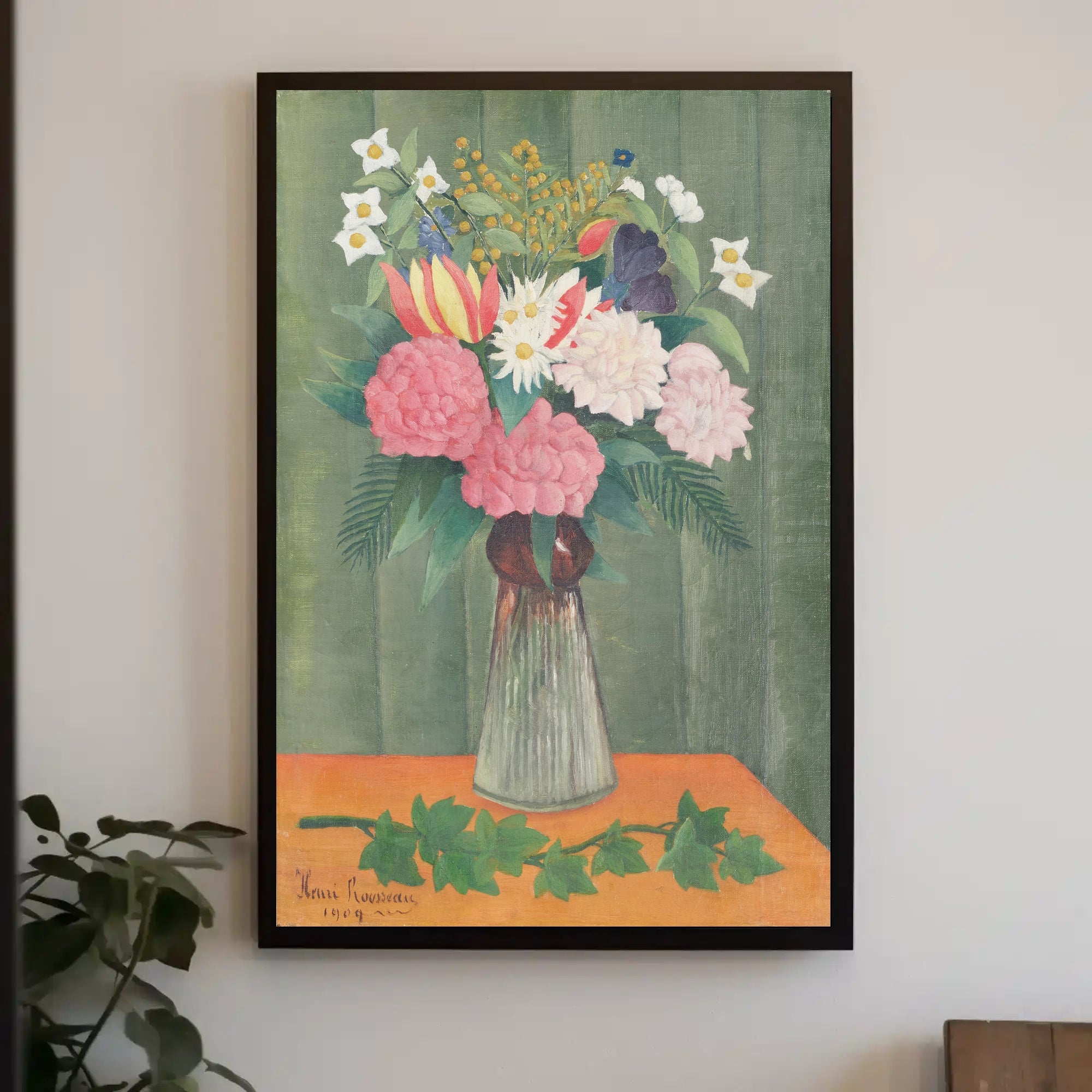 Henri Rousseau Floral Still Life Poster