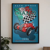 Coppa Ciano 1939 Racing Poster