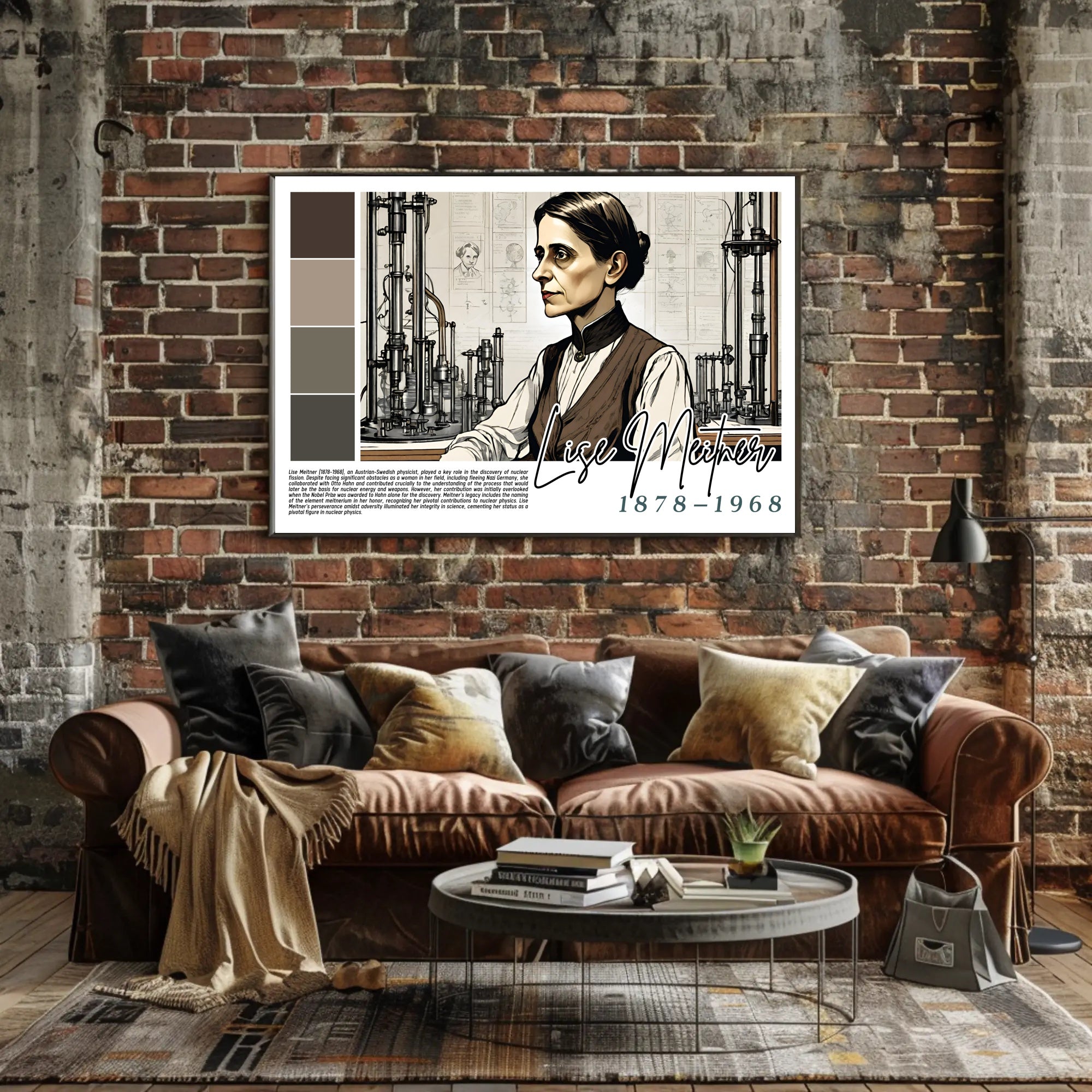 Lise Meitner: Pioneer of Nuclear Physics Poster