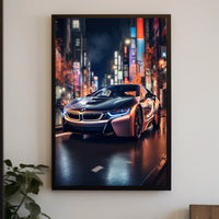 Sleek Night Drive Poster PosterGoat