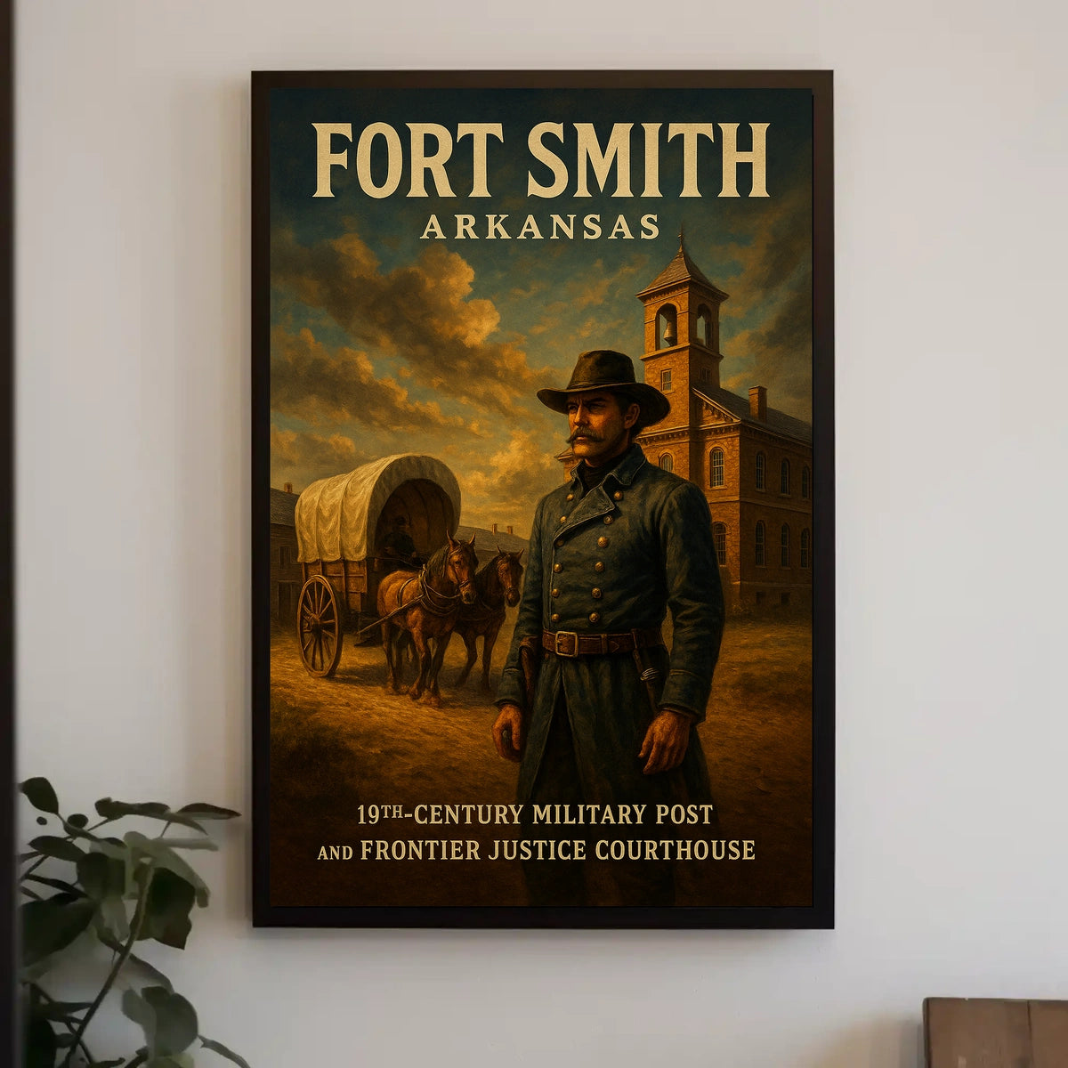 Fort Smith 19Th-Century Military Post Poster