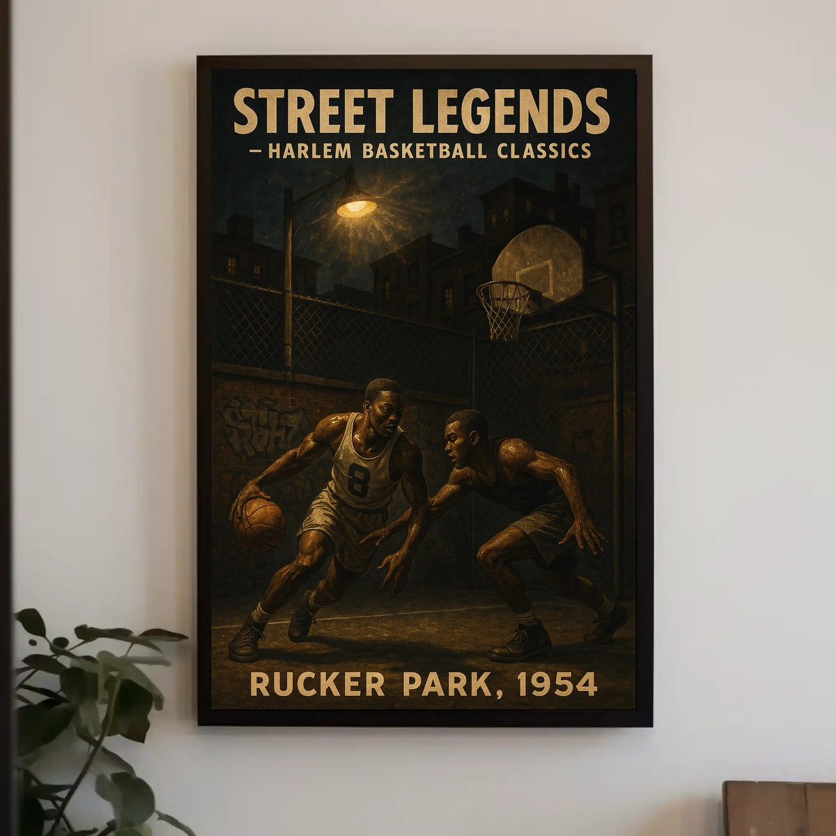 Street Legends Harlem Basketball Classics Poster