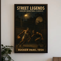 Street Legends Harlem Basketball Classics Poster
