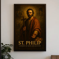 St. Philip A Journey of Faith and Devotion Poster