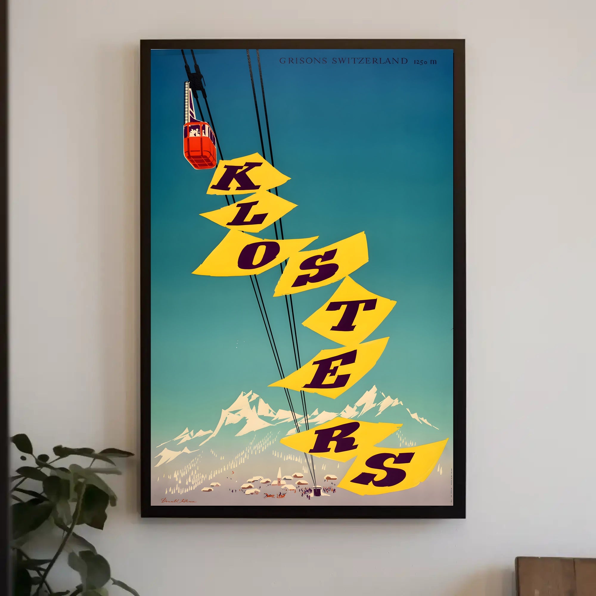 Klosters in Grisons, Switzerland Poster PosterGoat
