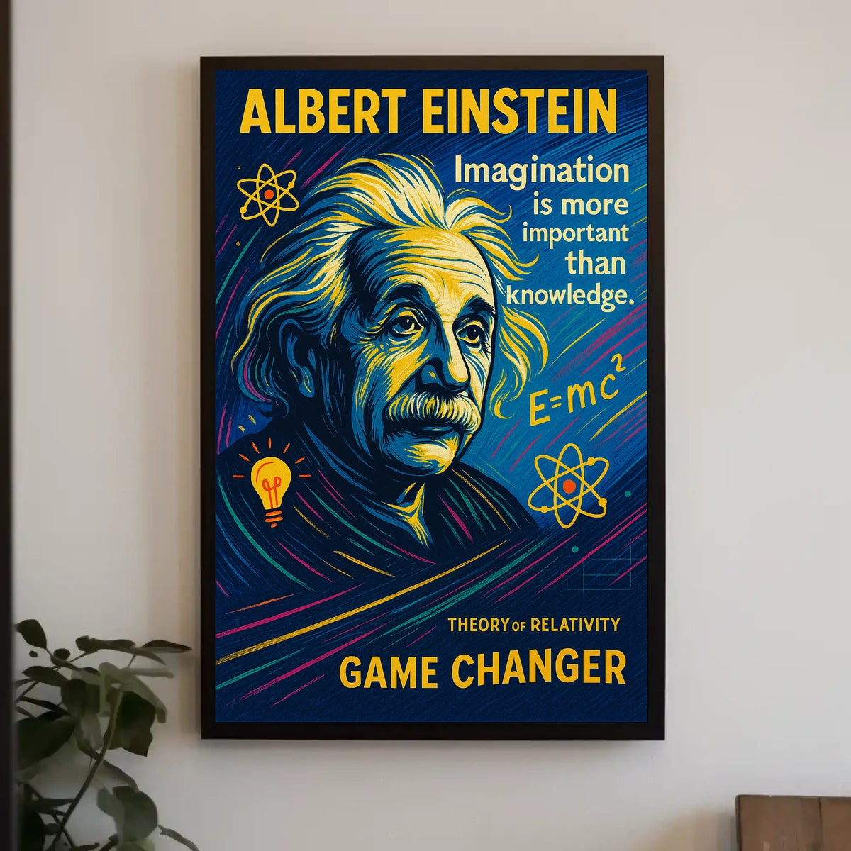Albert Einstein Game Changer Poster