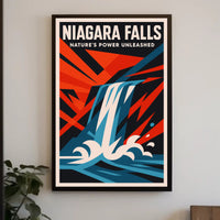 Niagara Falls Nature's Power Unleashed Poster PosterGoat