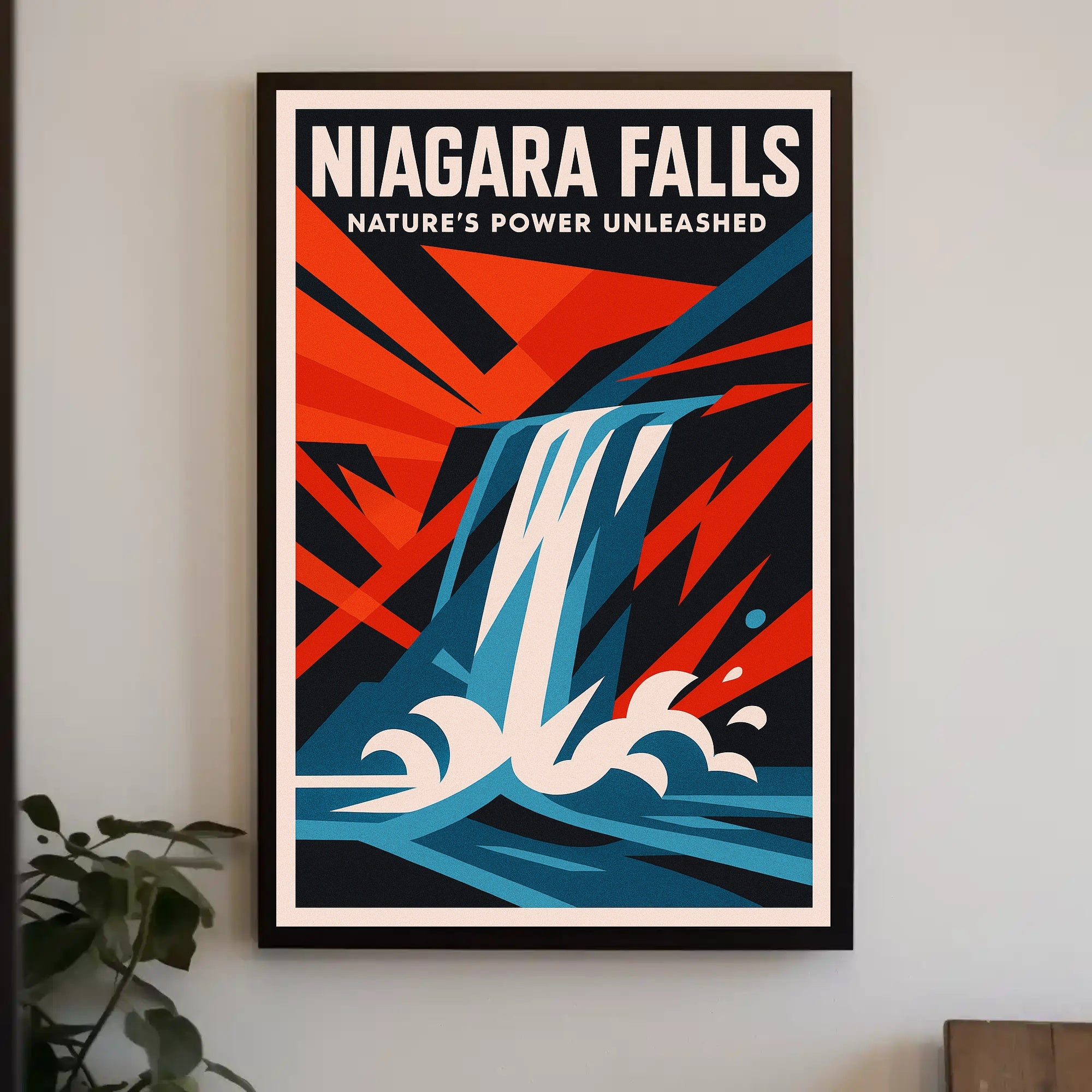 Niagara Falls Nature's Power Unleashed Poster PosterGoat
