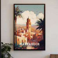 Marrakech Travel Poster