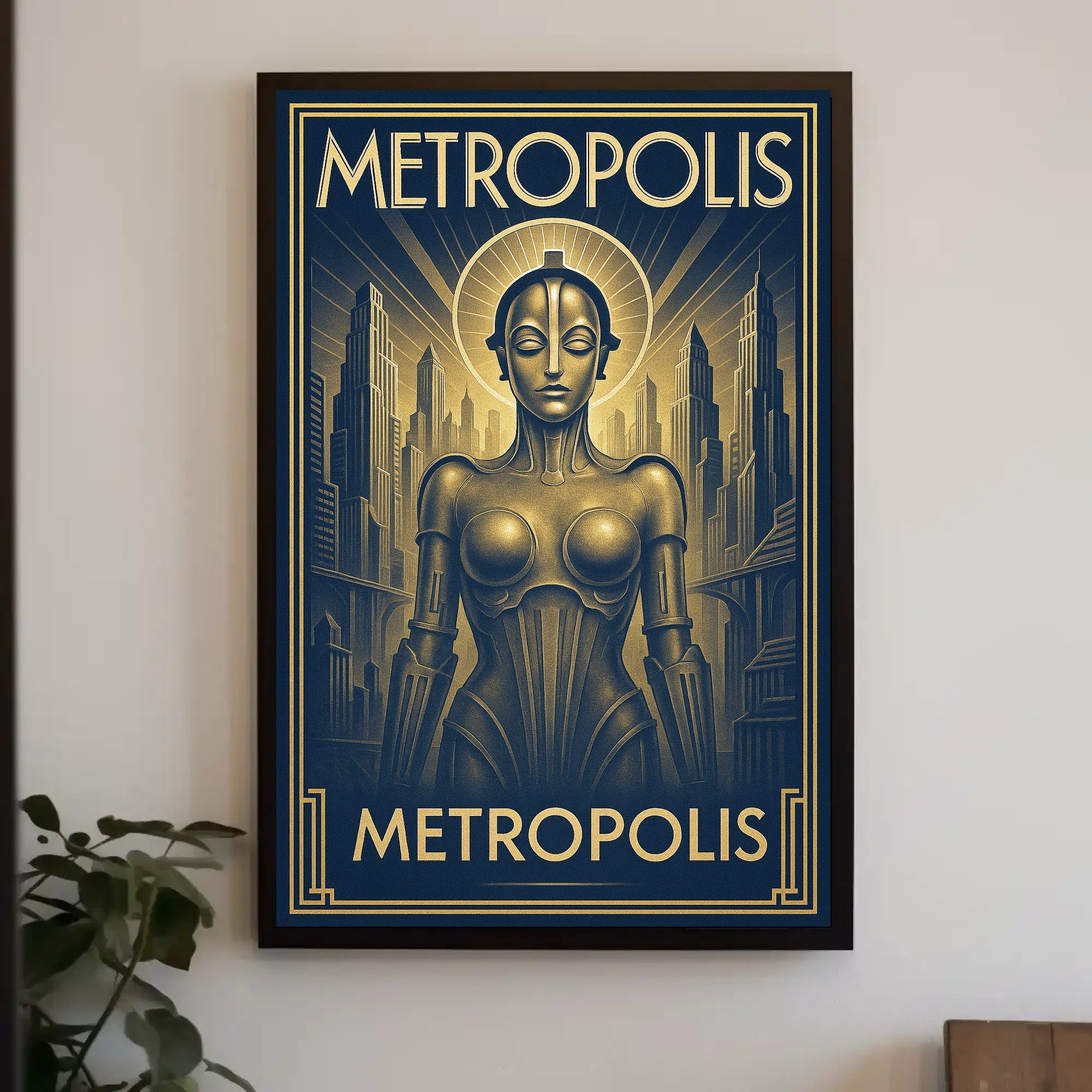 Metropolis Art Deco Futurism Poster PosterGoat